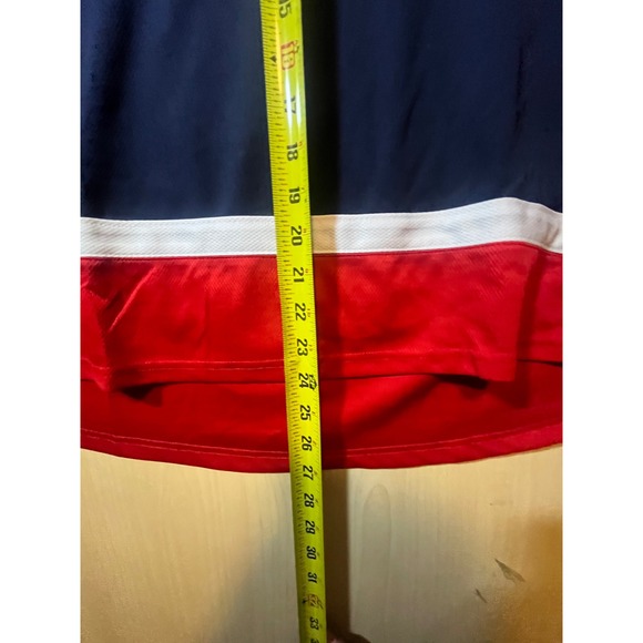 TRONX Mens‎ Hockey Jersey Navy Red White XL Long Sleeve V Neck - Picture 5 of 5